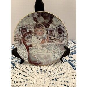 Edwin M Knowles Collector Plate "Rebecca" Limited Edition